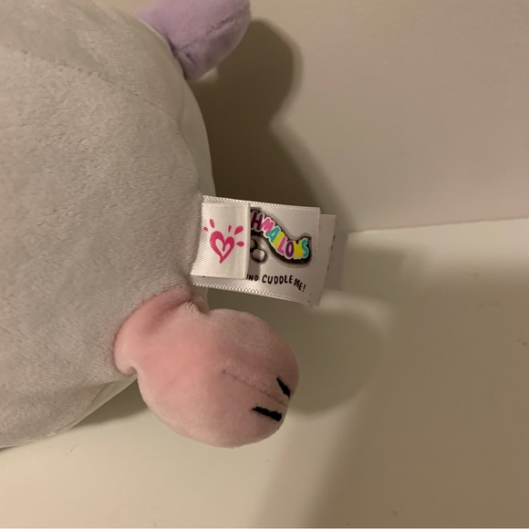 Colette cat Squishmallow Justice exclusive sleep kitty white pink purple - Picture 4 of 7